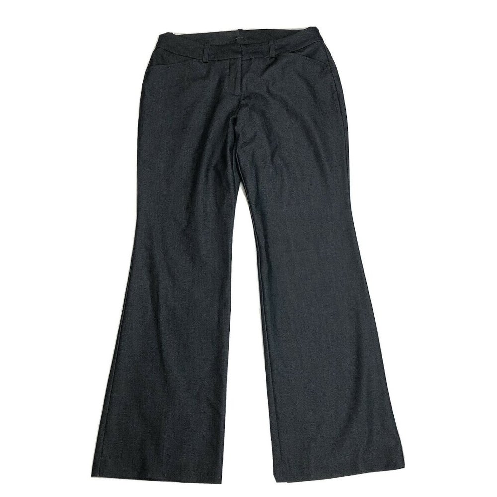 WORTHINGTON Womens Modern Fit Blue Bootcut Pants